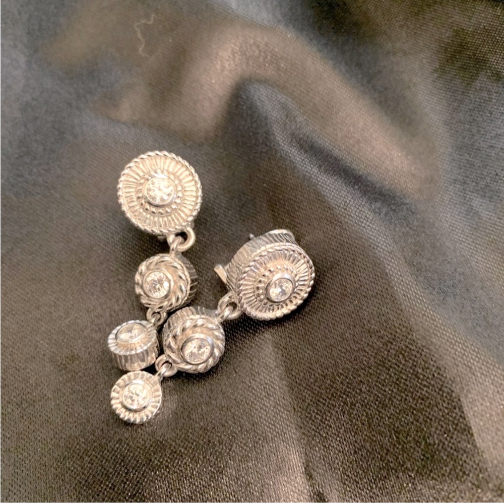 Judith Ripka sterling Silver Dangle Earrings